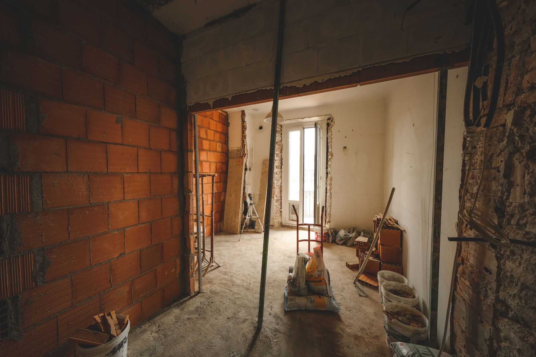Appartamento anni '60 in zona Oltrarno: 78 m², 6 settimane di cantiere